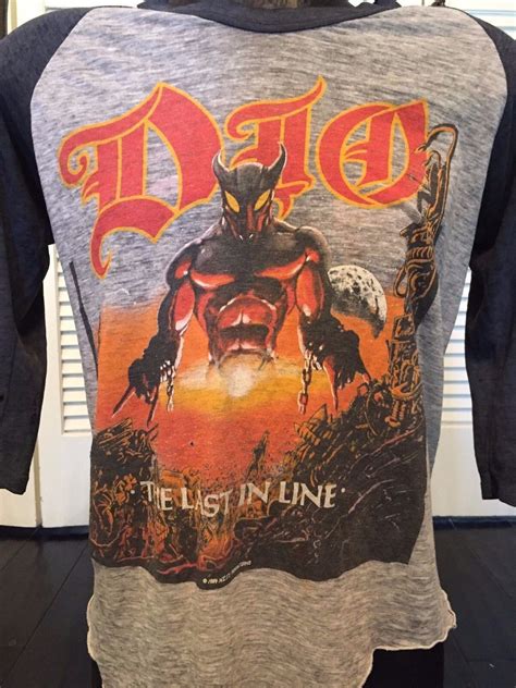 dior 1984 tour shirt|Dio vintage 1984 original Last In Line tour t.